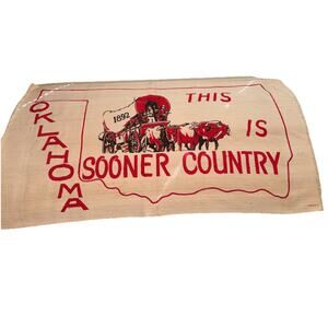University of Oklahoma Vintage Woven Throw Rug This Is Sooner Country 41 x 24 In